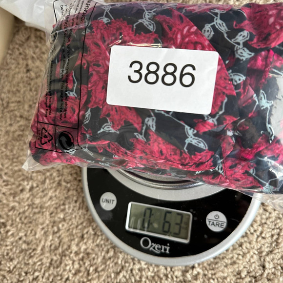 For Love and Lemons Long Sleeve red clover floral keyhole open back size small - Picture 13 of 13